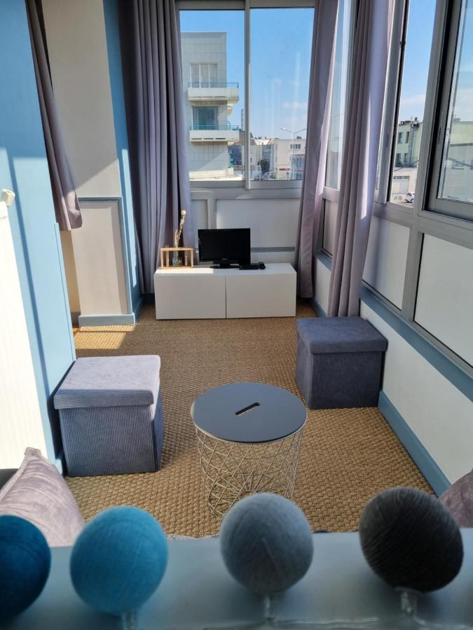 Studio Malouin - Sur La Digue De Malo Les Bains Avec Vue Sur Mer ภายนอก รูปภาพ