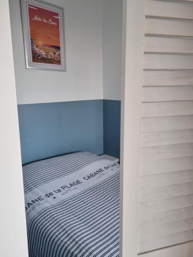 Studio Malouin - Sur La Digue De Malo Les Bains Avec Vue Sur Mer ภายนอก รูปภาพ