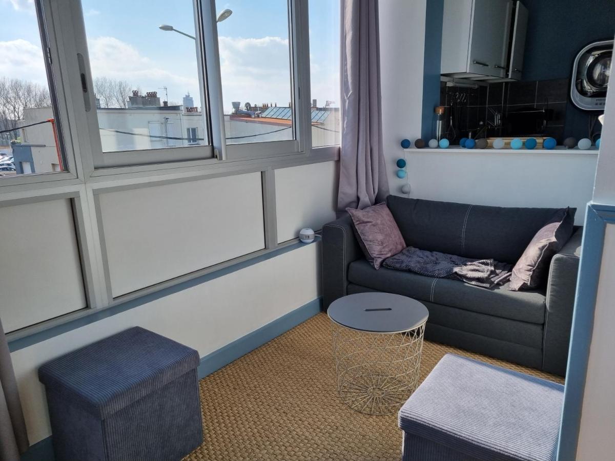Studio Malouin - Sur La Digue De Malo Les Bains Avec Vue Sur Mer ภายนอก รูปภาพ