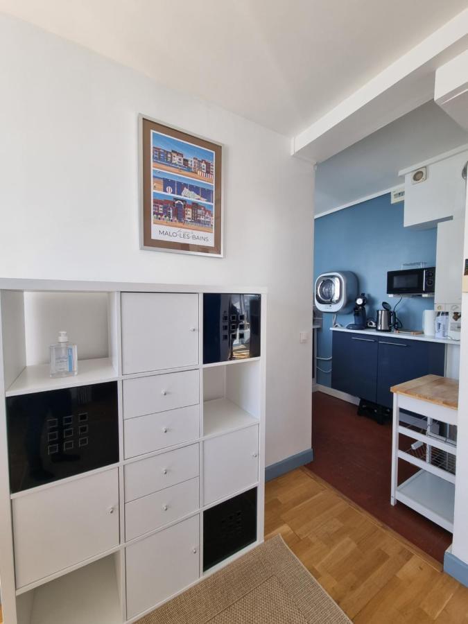 Studio Malouin - Sur La Digue De Malo Les Bains Avec Vue Sur Mer ภายนอก รูปภาพ